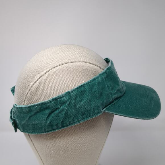 Florida Everglades Strapback Sun Visor Cap Green OS Adjustable O'Keefe's Reef - Picture 5 of 10